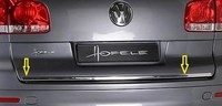 Накладка на кромку крышки багажника (нерж.) 1 шт. VW TOUAREG 2007 - 2011